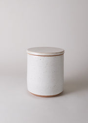 Small Canister in Flecked Ivory - Victoria Morris
